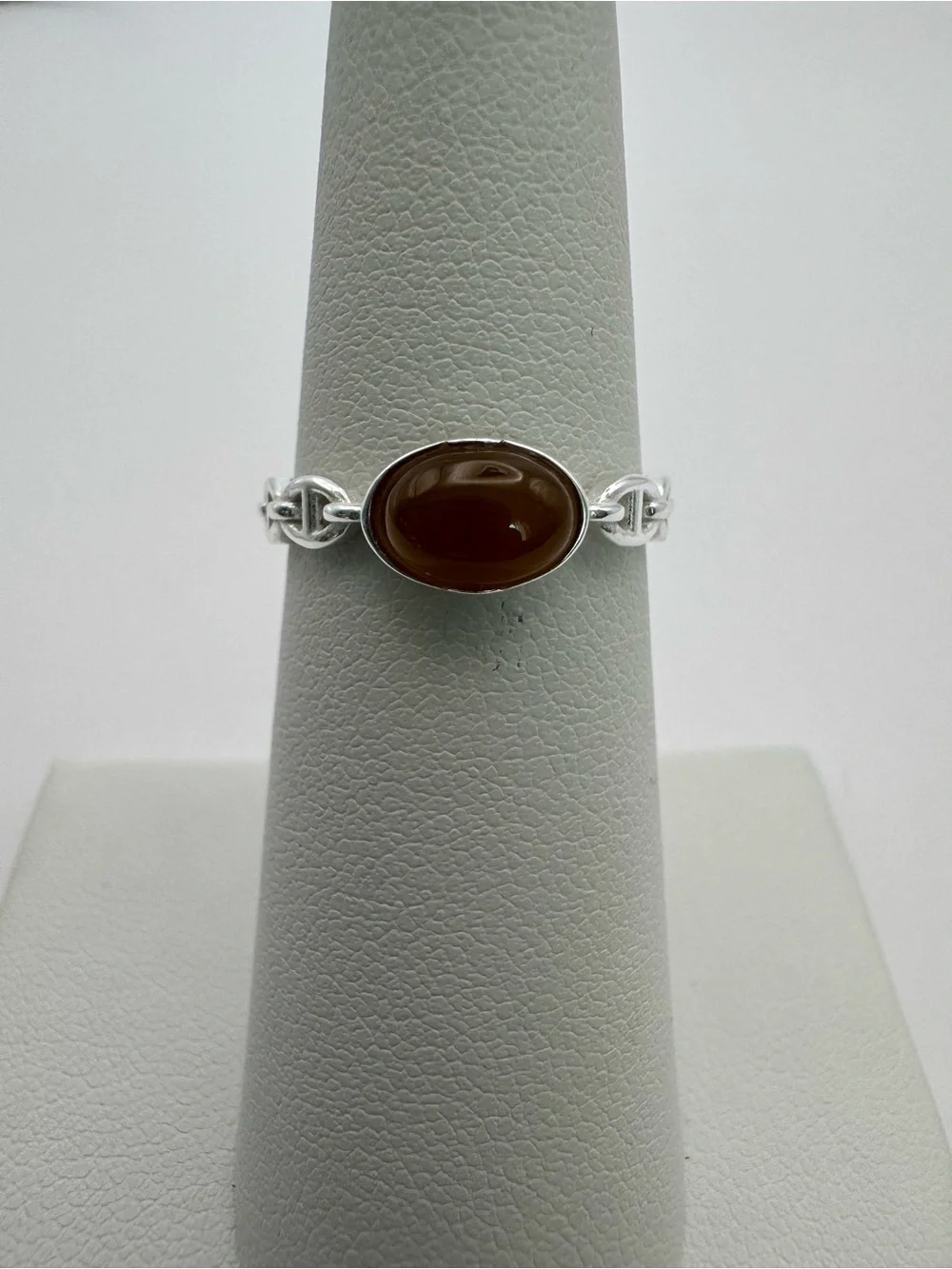 Brown Jade Mariner Ring (#R63)